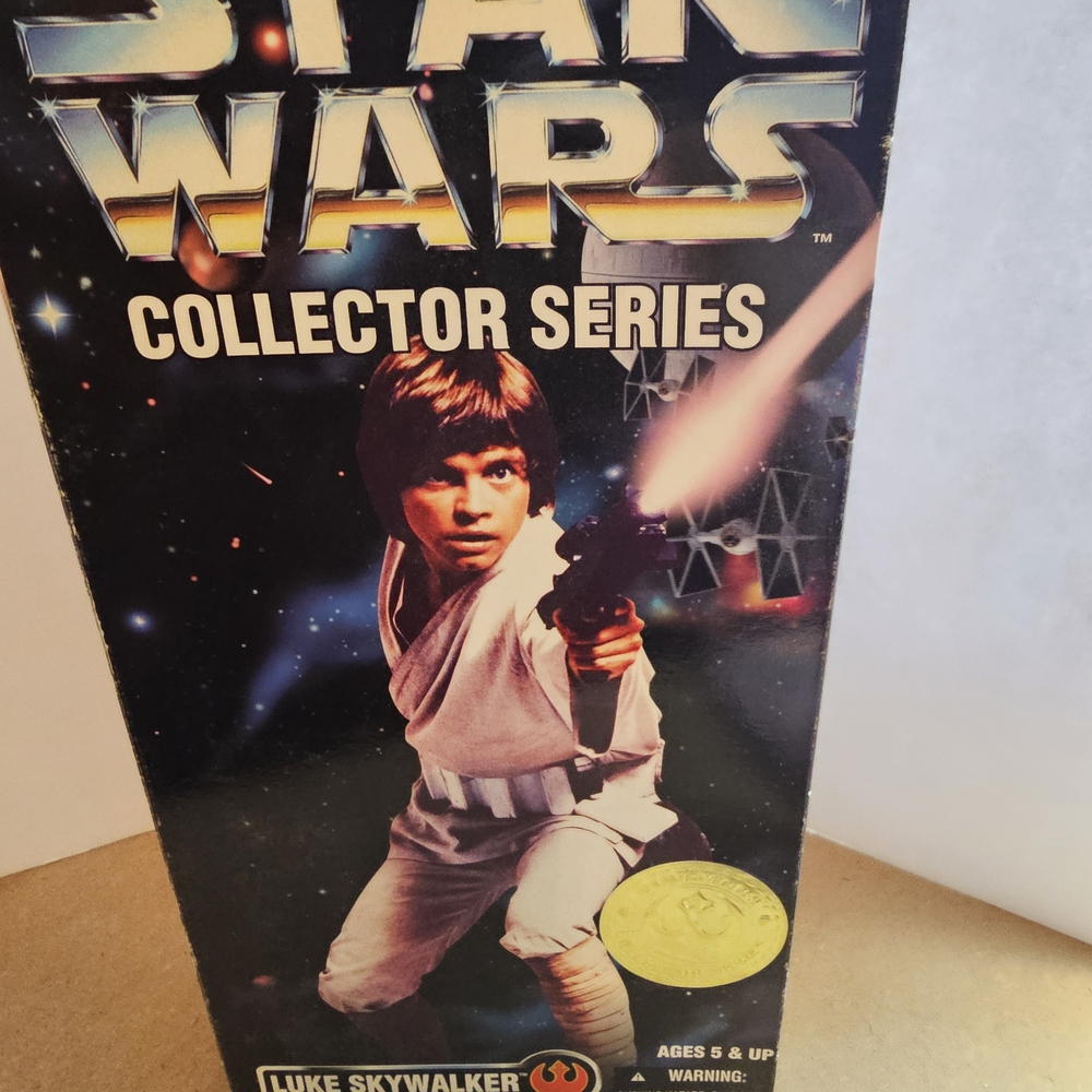 Black and White Star Wars Collector Action Figure